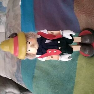 Vintage Zim’s Heirloom Collectibles Pinocchio Wood Nutcracker